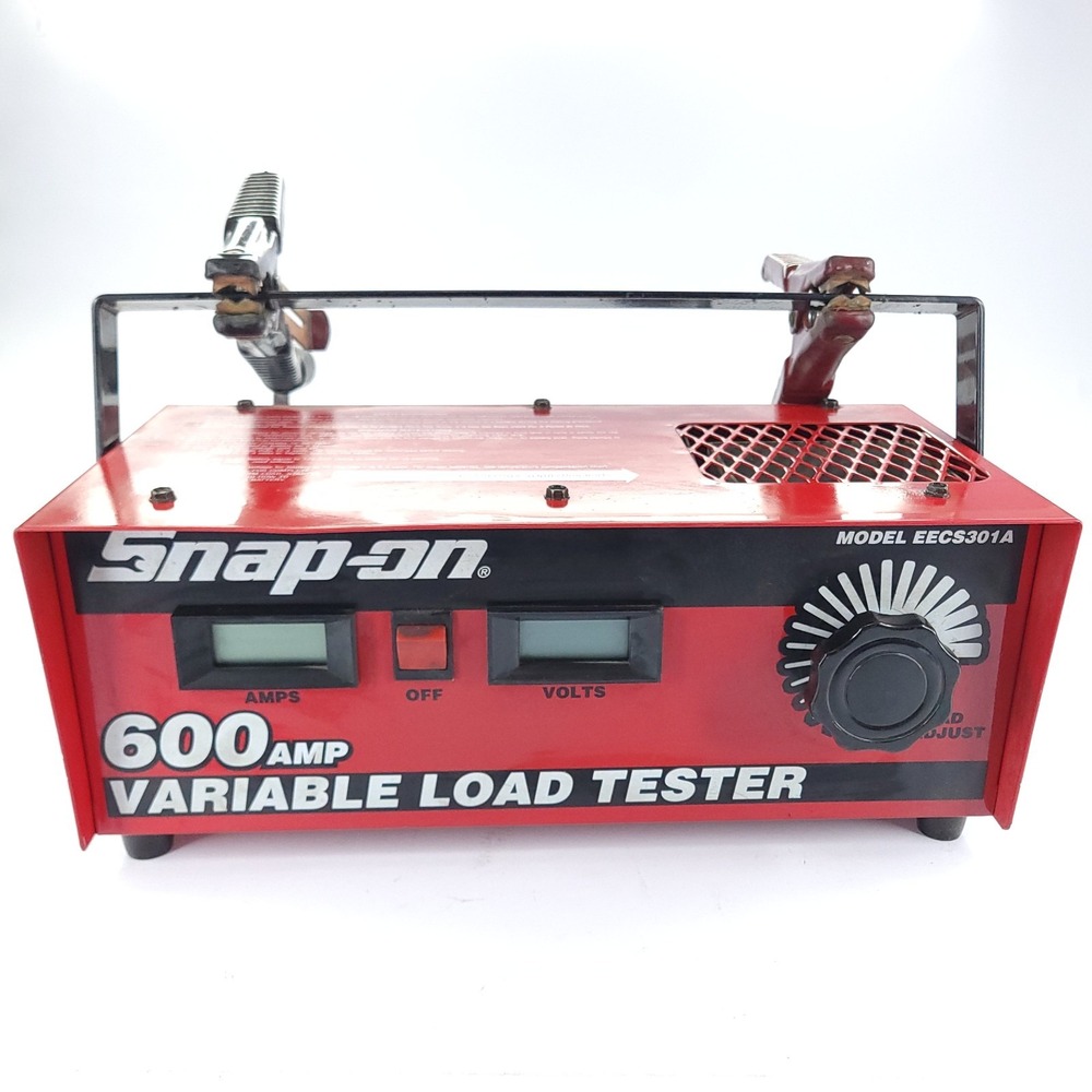 Vintage Snap-On 600 Amp Variable Load Tester EECS301A Tested and Working